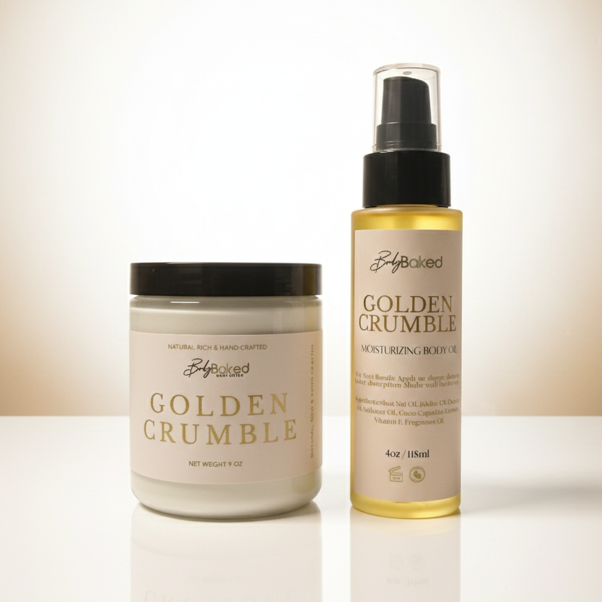 Golden Crumble Bundle (Body Butter & Body Oil)